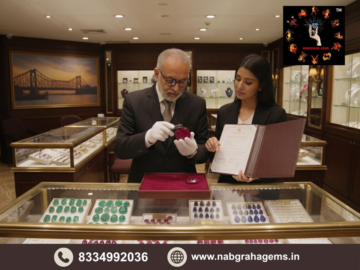 Best Gemstone Showroom in Kolkata Certified Gemstones Verification