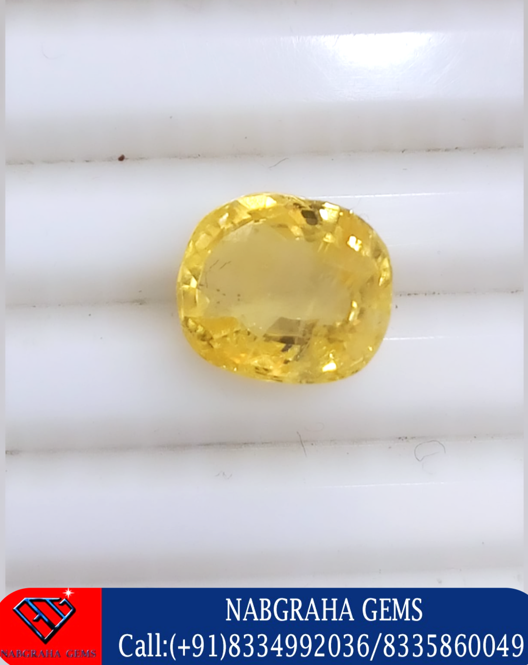Natural Yellow Sapphire/Pokhraj Gemstone-CEYLONISE
